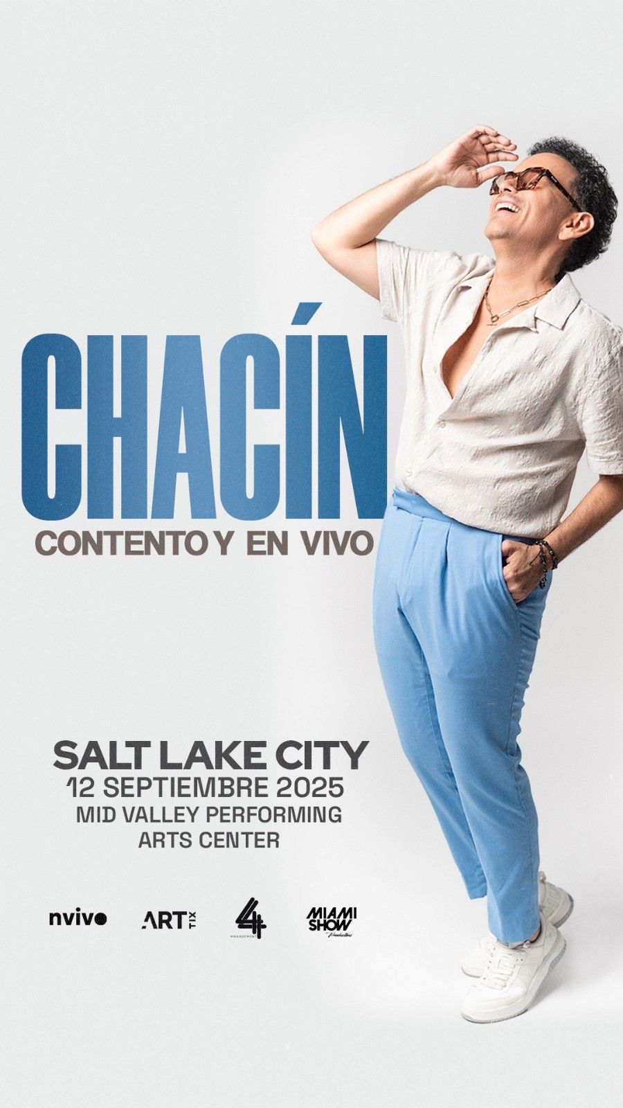 Jorge Luis Chacin, 10 October | Event in Clayton | AllEvents