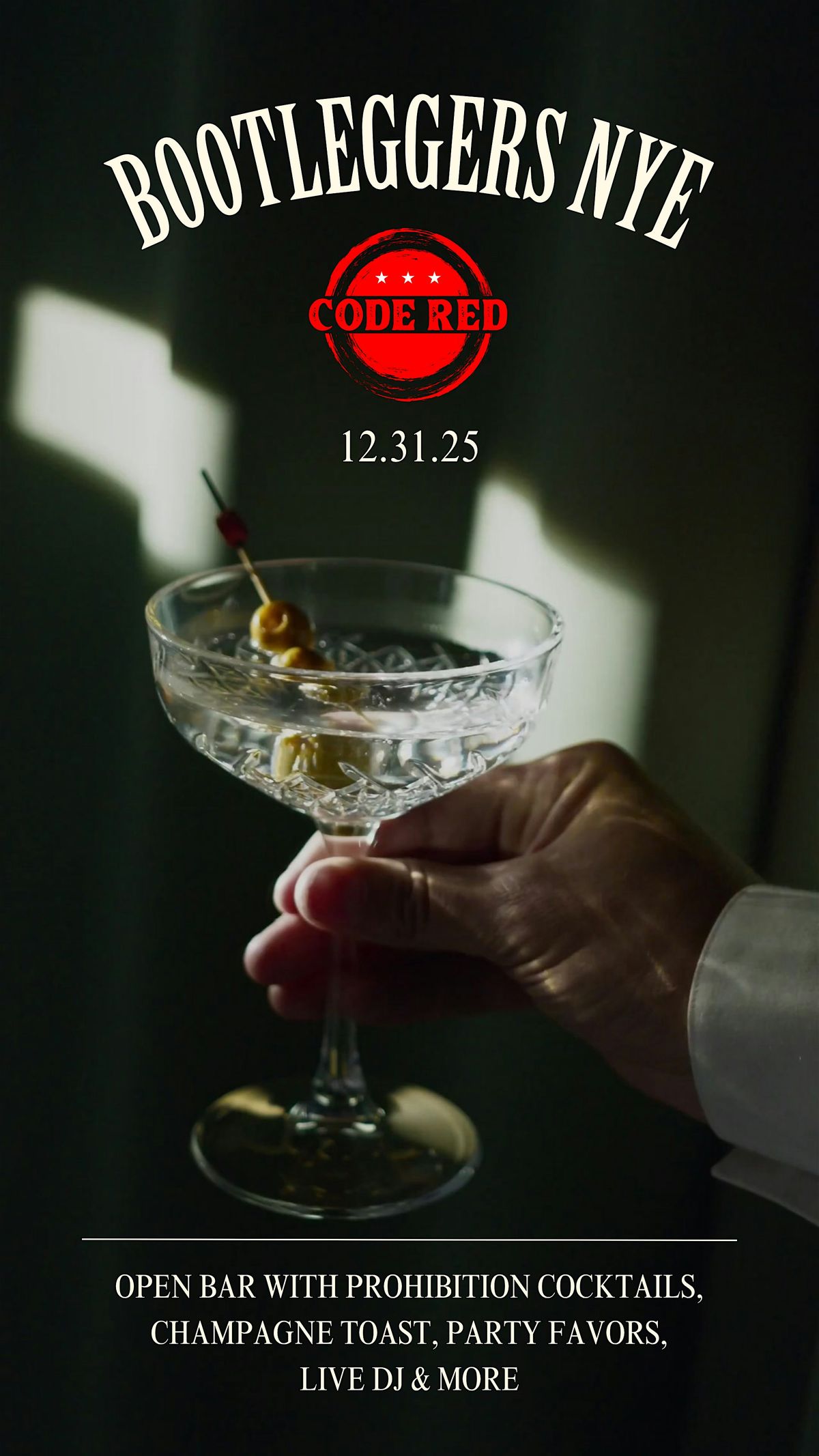 NYE BOOTLEGGER BASH AT CODE RED, 31 December | Event in Washington | AllEvents