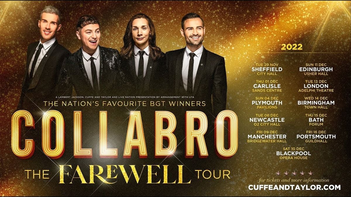 Collabro at Sheffield City Hall, 7 June | Event in Sheffield | AllEvents