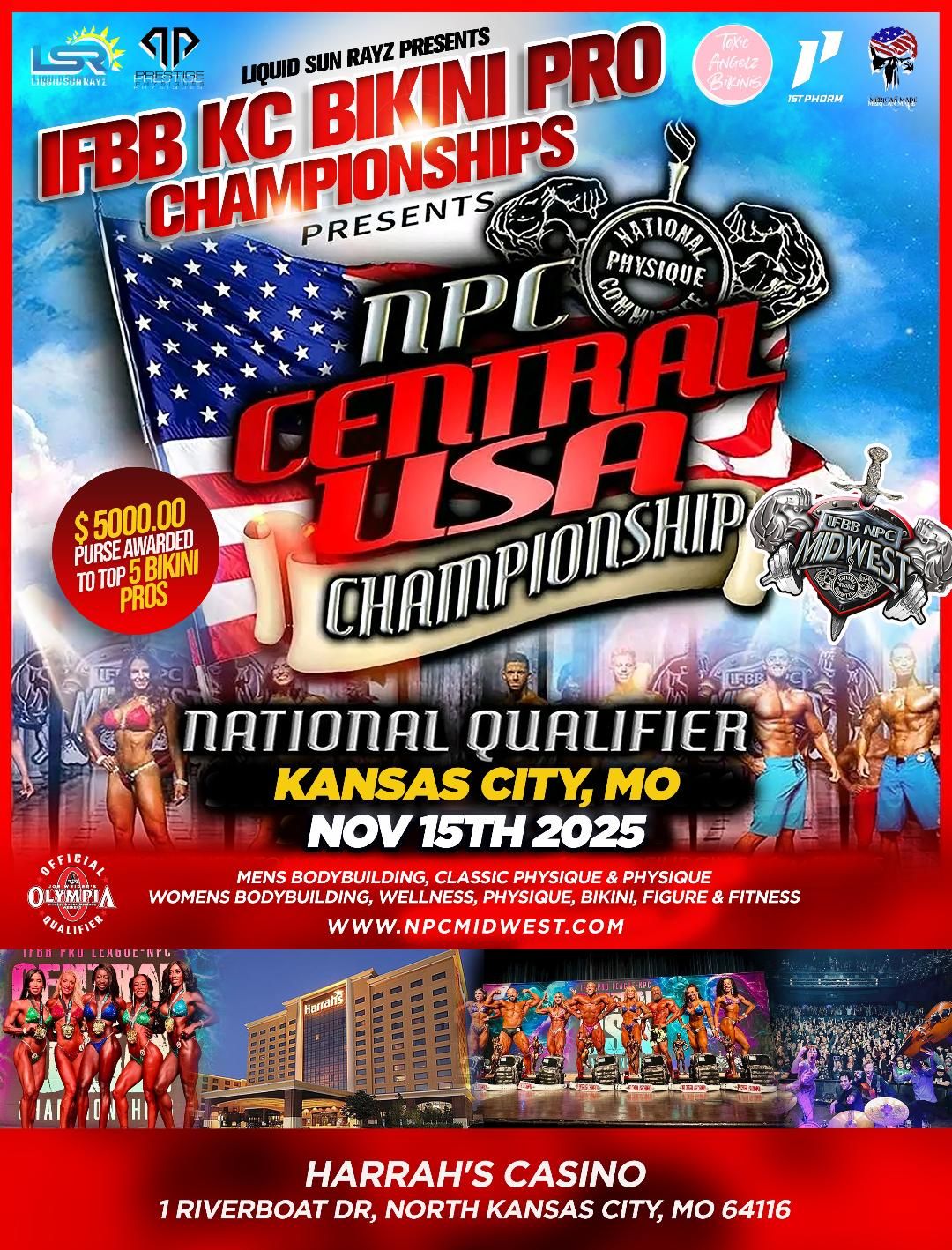 2025 NPC Mid- USA Pre-Judging at Route 66 Casino | Event in Albuquerque | AllEvents