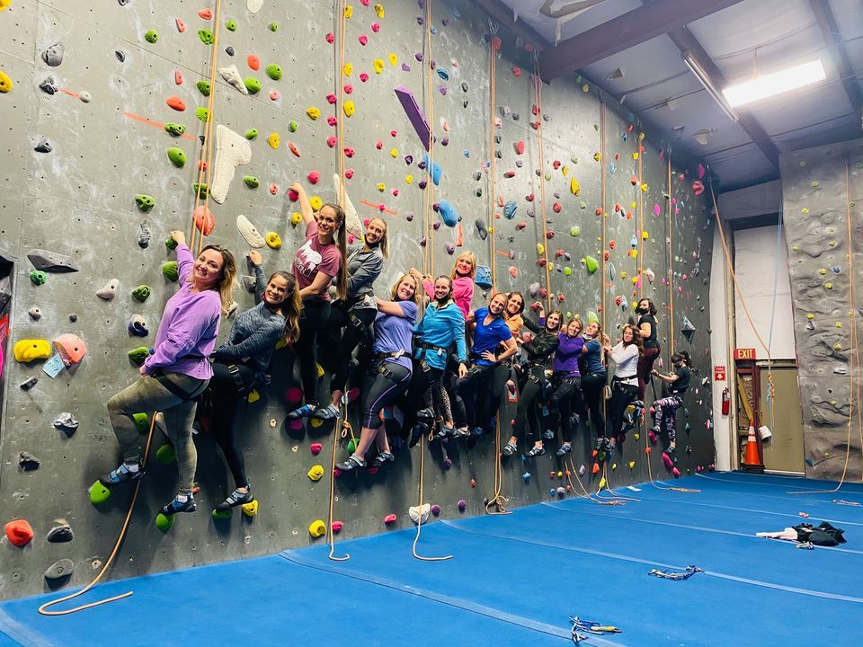 Womens Climbing Night, Wilmington Rock Gym, Skippers Corner, December 8