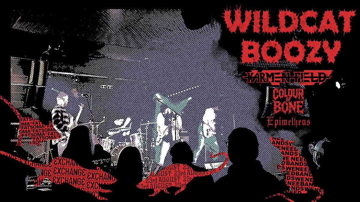 WE NEED BANDS | Wildcat Boozy + Karmen Field + Colour Of Bone + Epimetheus, 23 August | Event in Bristol | AllEvents