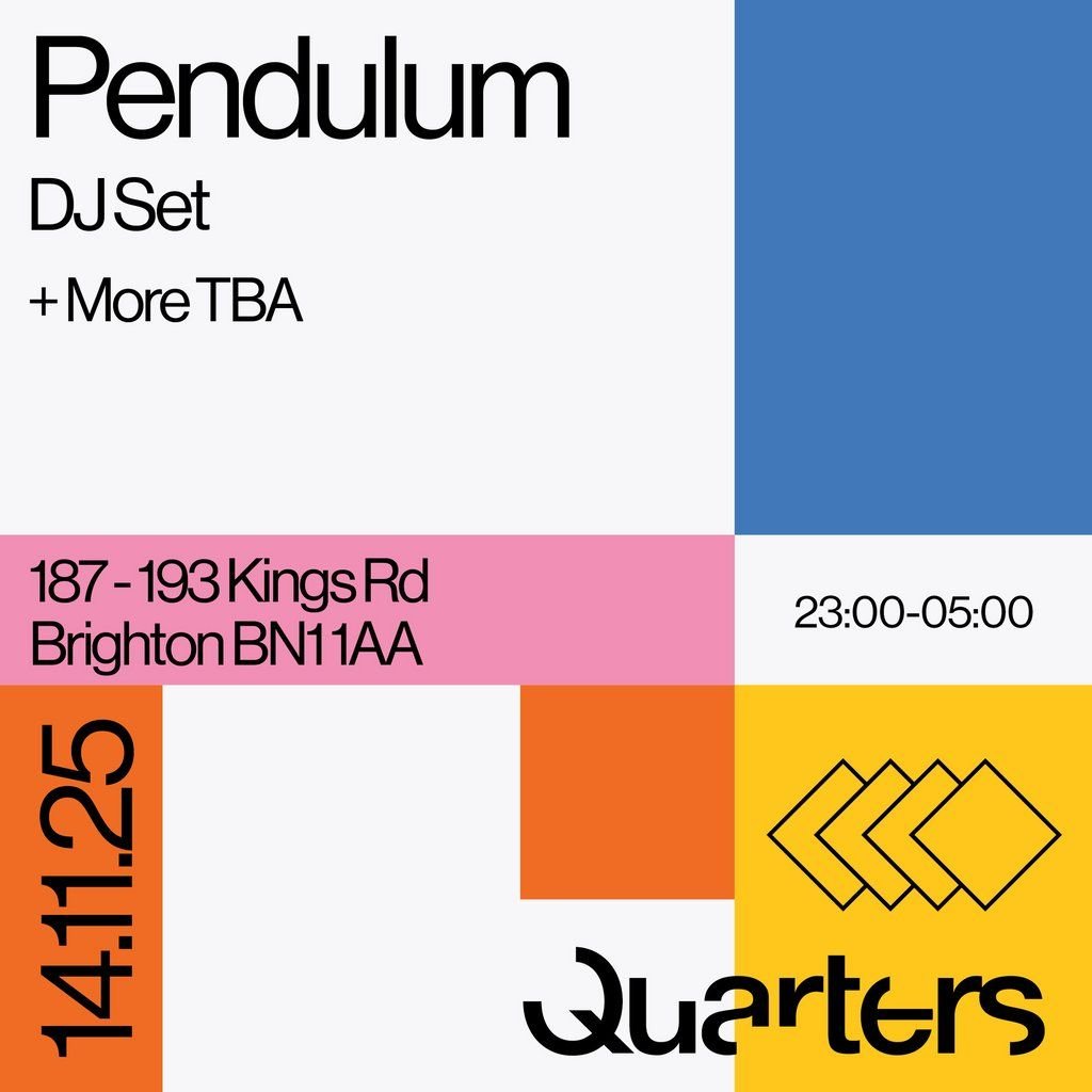 Pendulum (DJ Set), 14 November | Event in Brighton | AllEvents