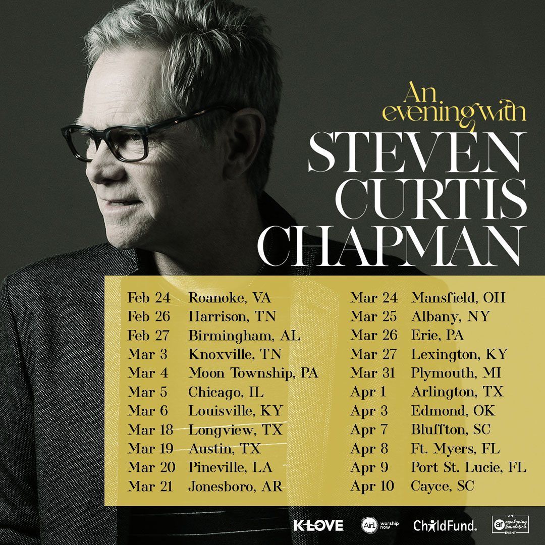 Steven Curtis Chapman at Reardon Auditorium, 18 September | Event in Anderson | AllEvents