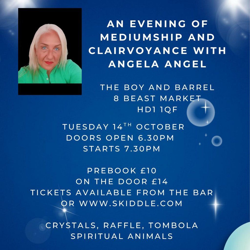 Evening of mediumship, 14 October | Event in Huddersfield | AllEvents