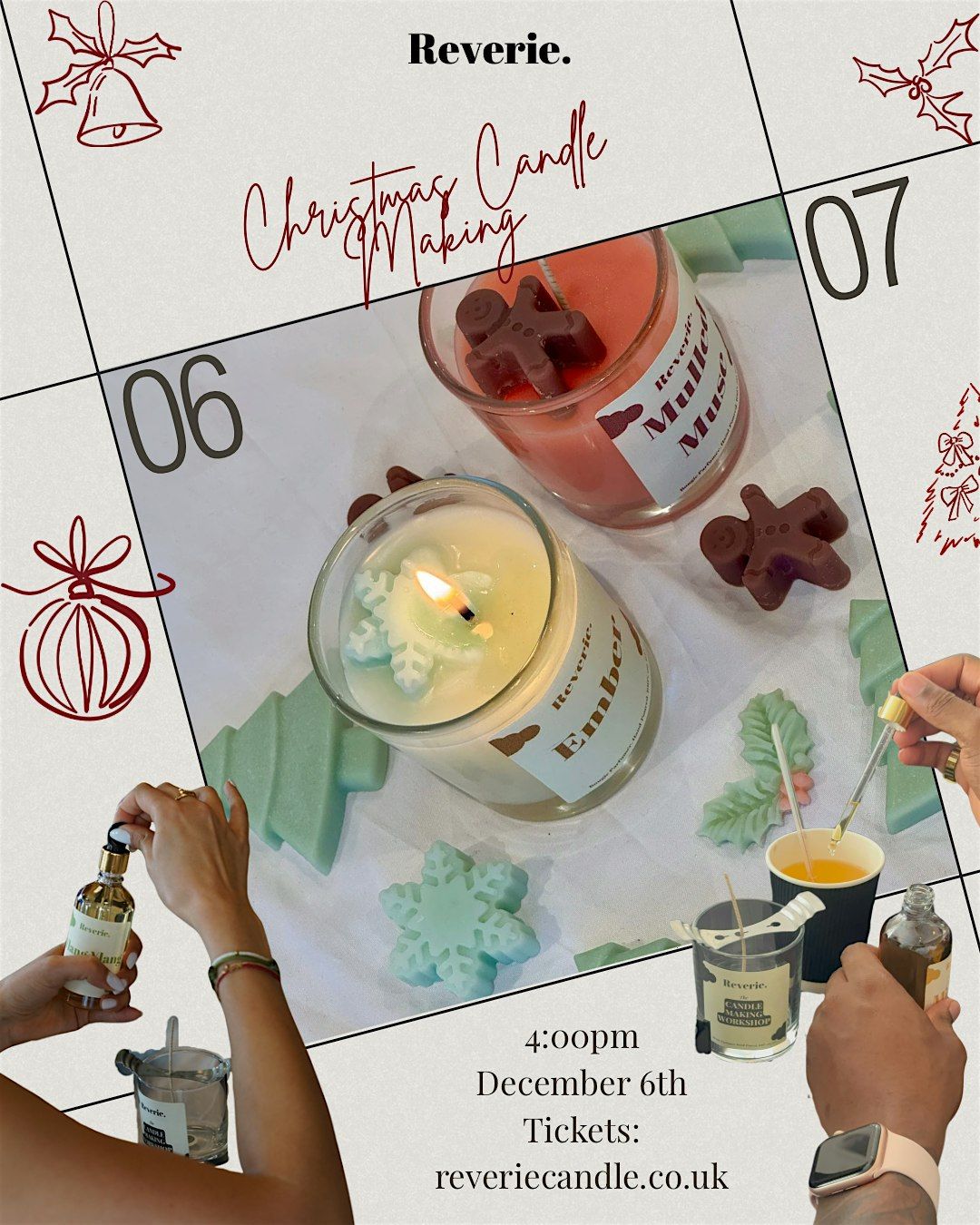 Christmas Candle Making Workshop, 6 December | Event in London | AllEvents