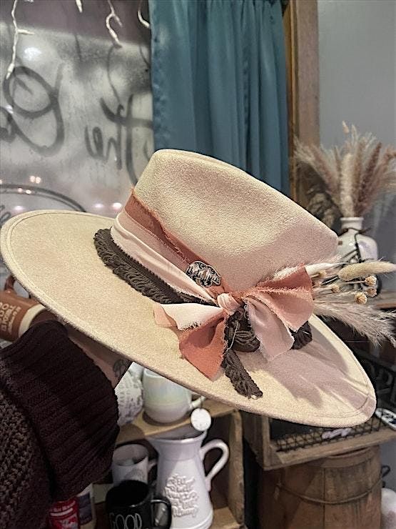 Feather and Felt Hat Bar Workshop at Back Home BBQ