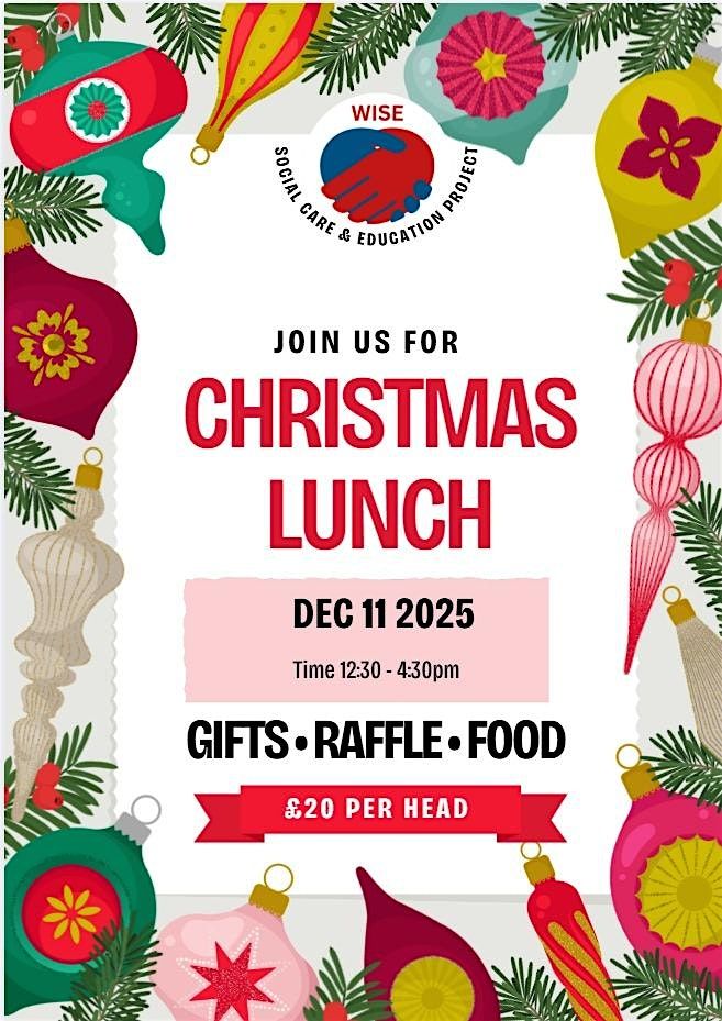 WISE Christmas Lunch, 11 December | Event in London | AllEvents
