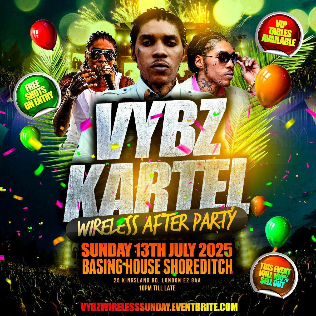 Vybz Kartel - Wireless After Party, 13 July | Event in London | AllEvents