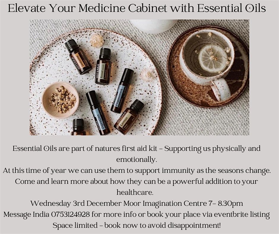 Elevate Your Medicine Cabinet With Essential Oils, 3 December | Event in Buckfastleigh | AllEvents