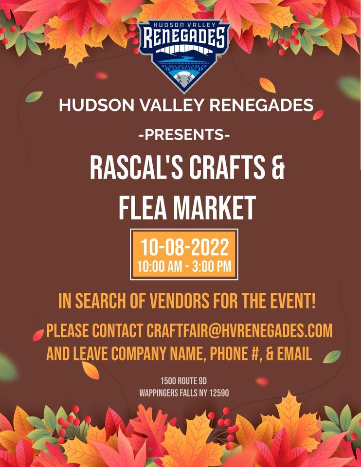 Rascals Crafts & Flea Market, Dutchess Stadium, Newburgh, 8 October