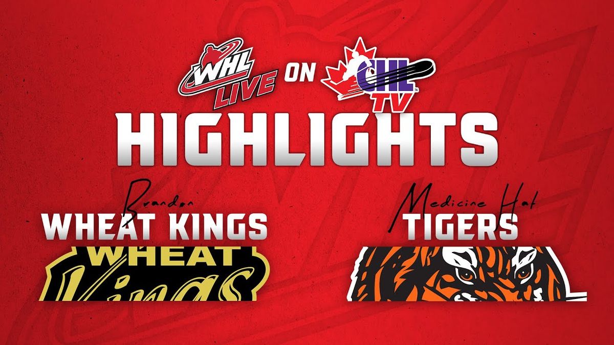 Brandon Wheat Kings vs. Medicine Hat Tigers, 14 November | Event in Brandon | AllEvents