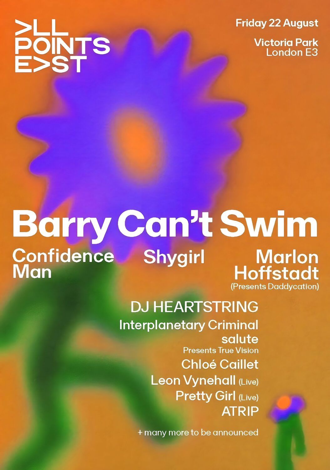 All Points East Festival 2025 - Barry Can’t Swim Tickets, 22 August | Event in London | AllEvents