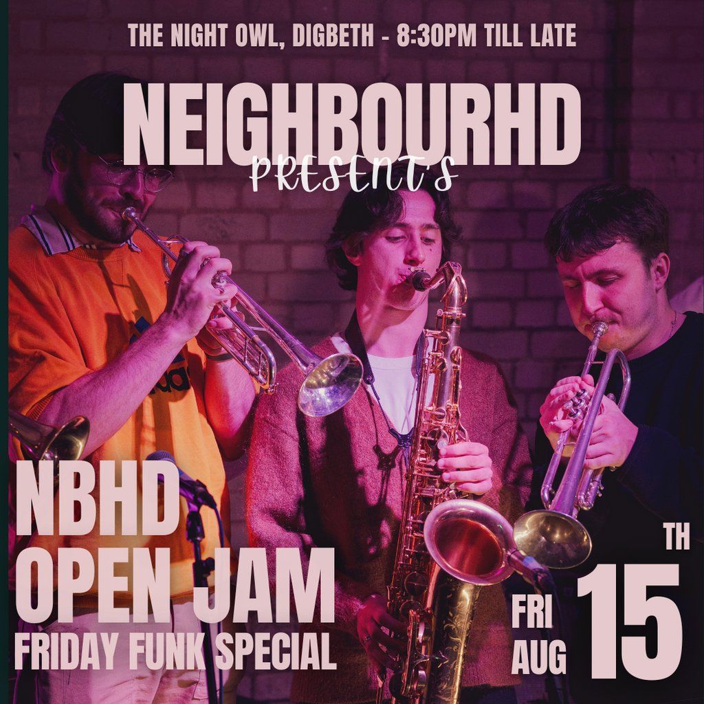 Neighbourhd Presents: Friday Funk Special, 15 August | Event in Birmingham | AllEvents