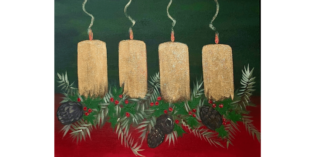 Christmas Candles - Paint and Sip in Indianapolis | Classpop!™, 10 December | Event in Westfield | AllEvents