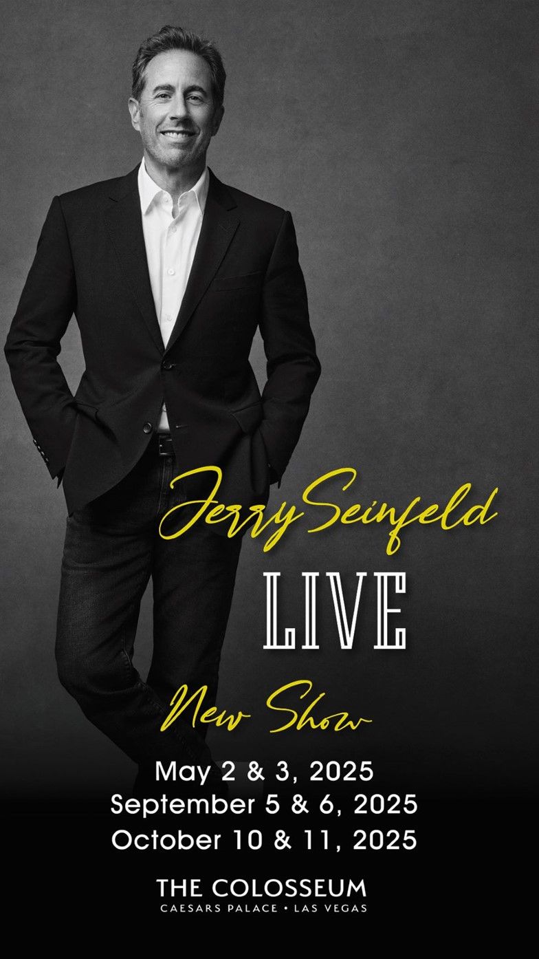 Jerry Seinfeld at The Colosseum at Caesars Palace | Event in Las Vegas | AllEvents