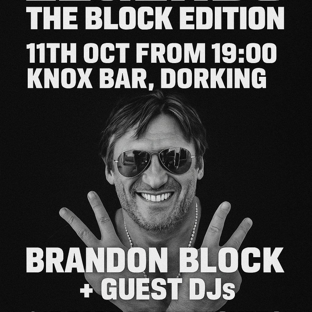 House of Legends - The Block Edition, 11 October | Event in Dorking | AllEvents