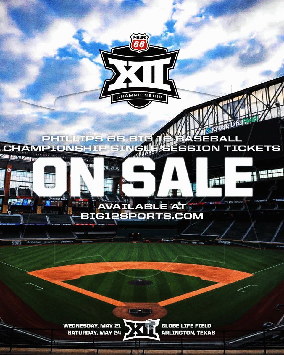 Big 12 Baseball Championship - Session 5, 22 May | Event in Arlington | AllEvents