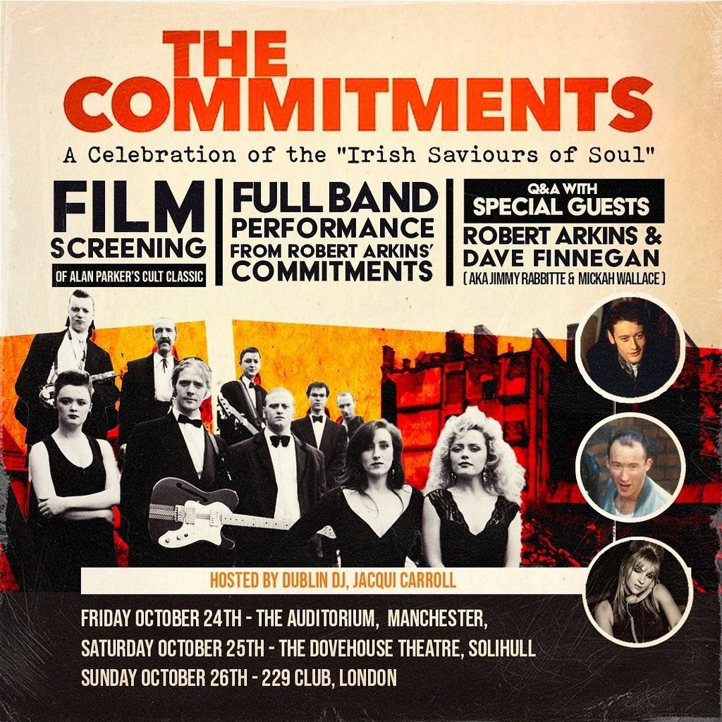 The Commitments - A Celebration of the Irish Saviours of Soul, 24 October | Event in Manchester | AllEvents