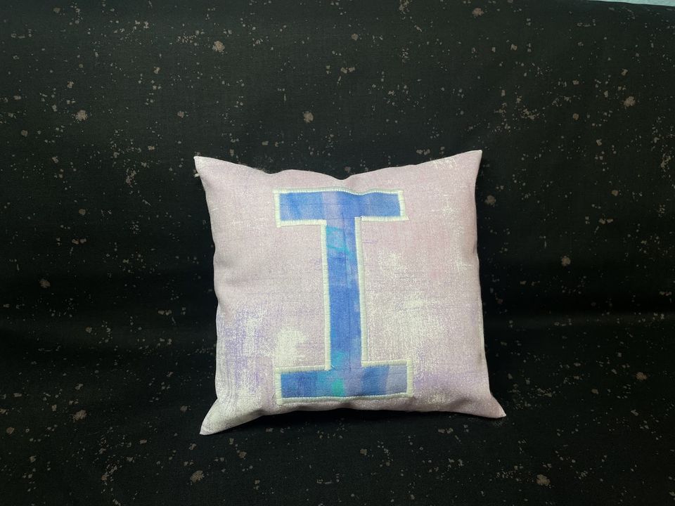 Learn to Sew Letter Applique Decorative Pillow Sewing Class Boulder, Vacuums R US & Sewing Too