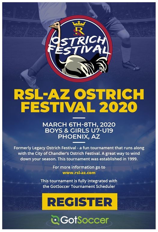 Rsl-AZ Ostrich Festival 2020, Phoenix, Arizona, March 6 to March 8 Rsl-AZ Ostrich Festival 2020, Phoenix, Arizona, March 6 to March 8