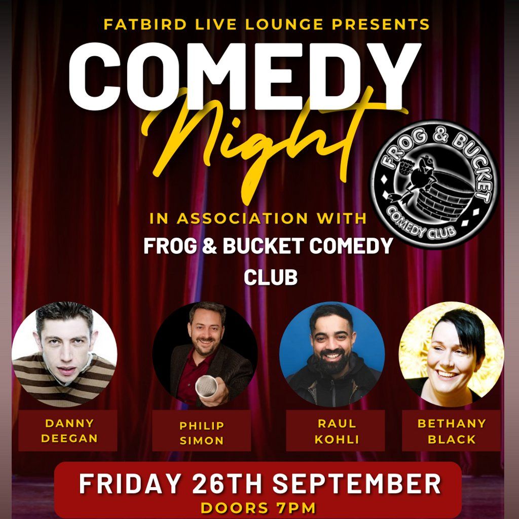 Frog and Bucket Comedy, 26 September | Event in Leigh | AllEvents