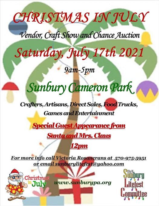 Christmas craft fairs near me 2021 Christmas In July- Craft And Vendor Fair Pennsylvania - Christmas Carol 2021