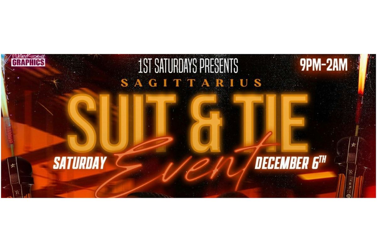TORCH FIRST SATURDAYS PRESENTS THE SAGITTARIUS SUIT AND TIE PARTY, 6 December | Event in Oakland | AllEvents