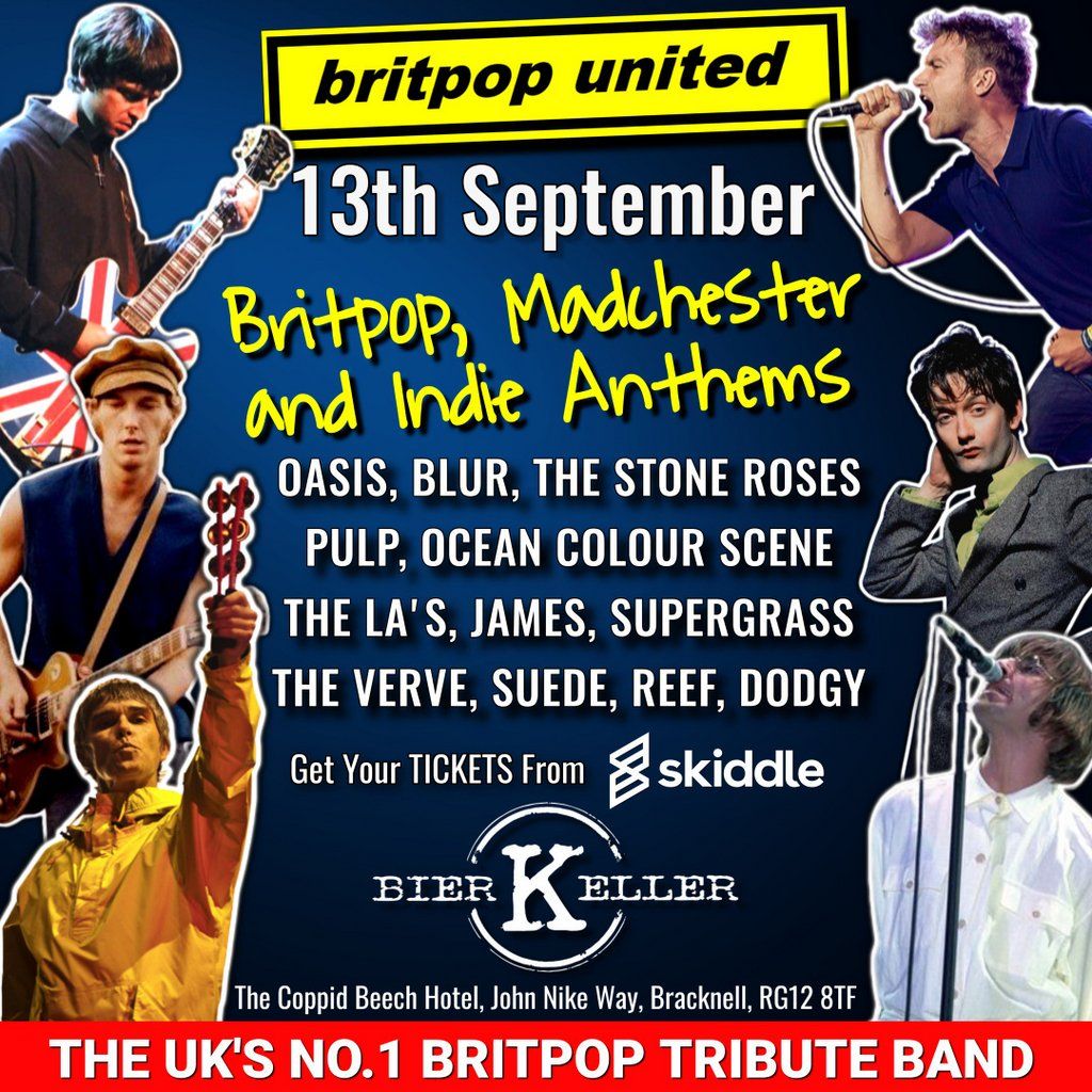 Britpop United, 13 September | Event in Bracknell | AllEvents