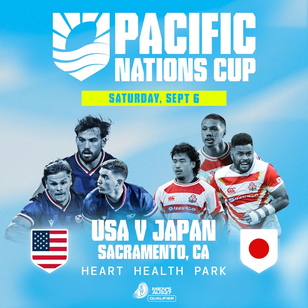 Pacific Nations Cup - USA Rugby vs Japan at Heart Health Park, 6 September | Event in Sacramento | AllEvents