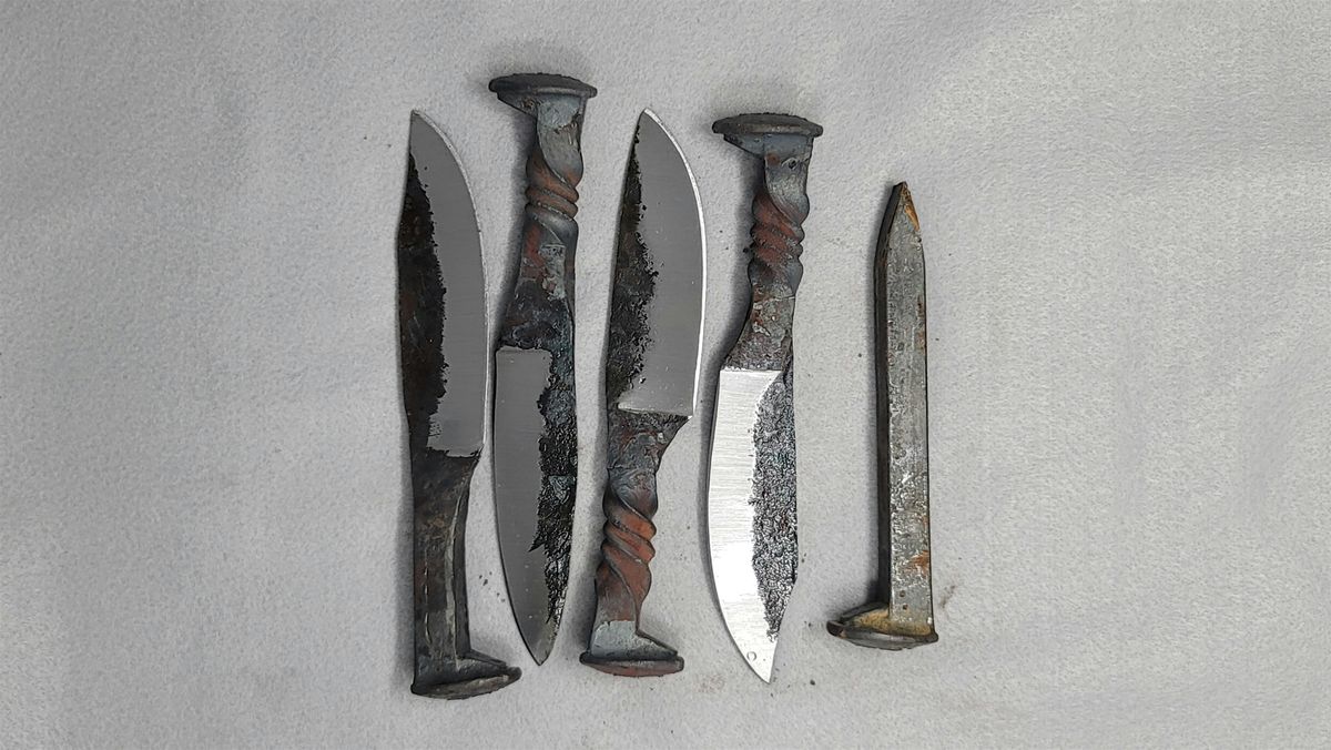Railroad Spike forged Into Cutlery class with Garrett, 28 December | Event in Columbiaville | AllEvents