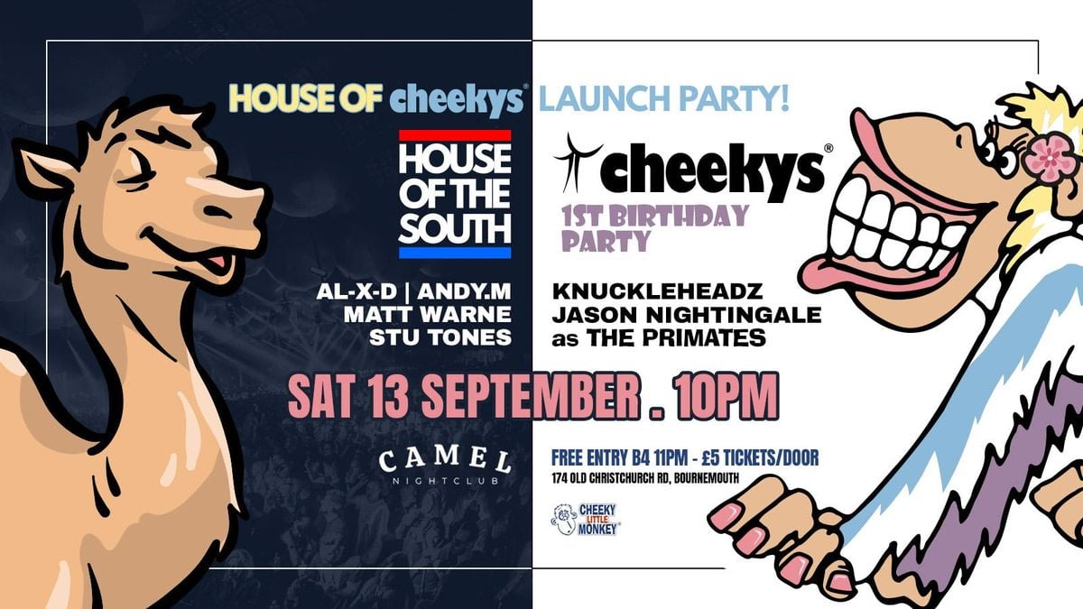 House of Cheekys Launch Party , 13 September | Event in Bournemouth | AllEvents