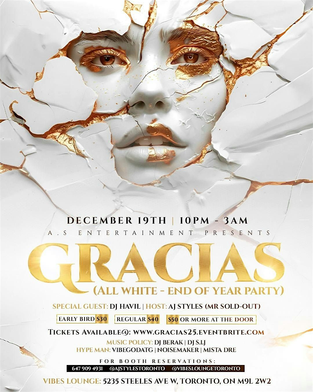 GRACIAS, 19 December | Event in Toronto | AllEvents