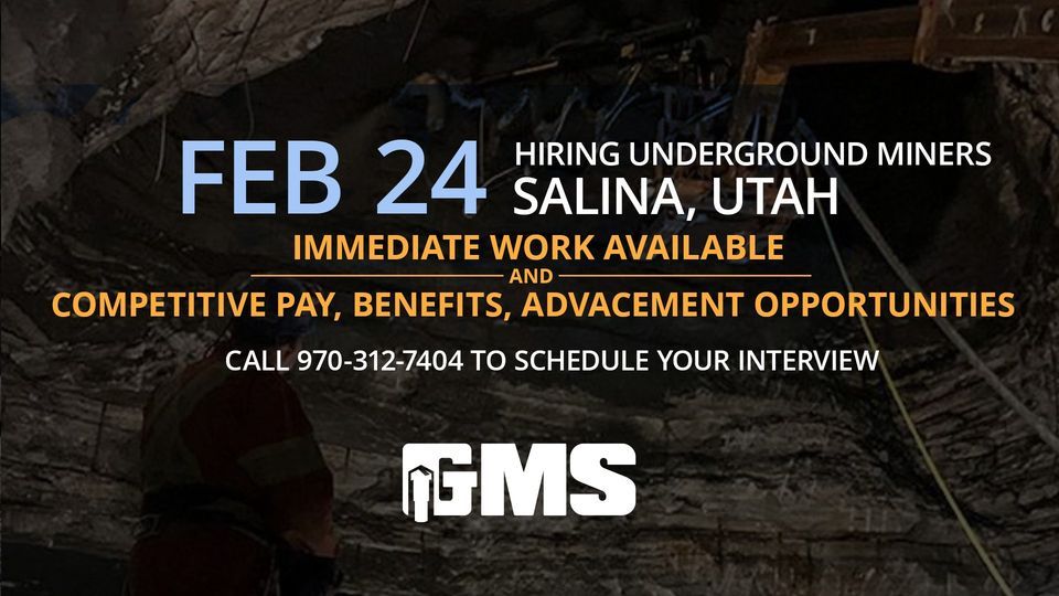 Job Fair (Salina, UT), Salina, Utah, 24 February 2023 AllEvents.in