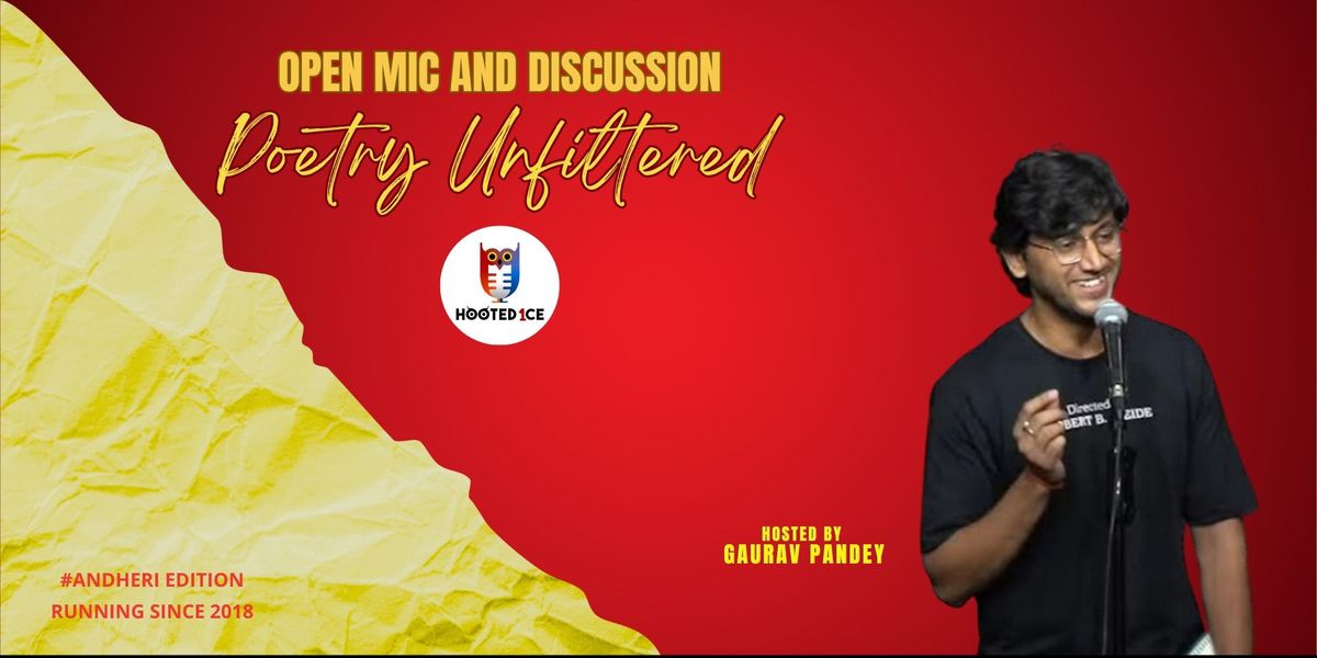 Poetry Unfiltered open mic and Live Discussion, 14 December | Event in Mumbai | AllEvents