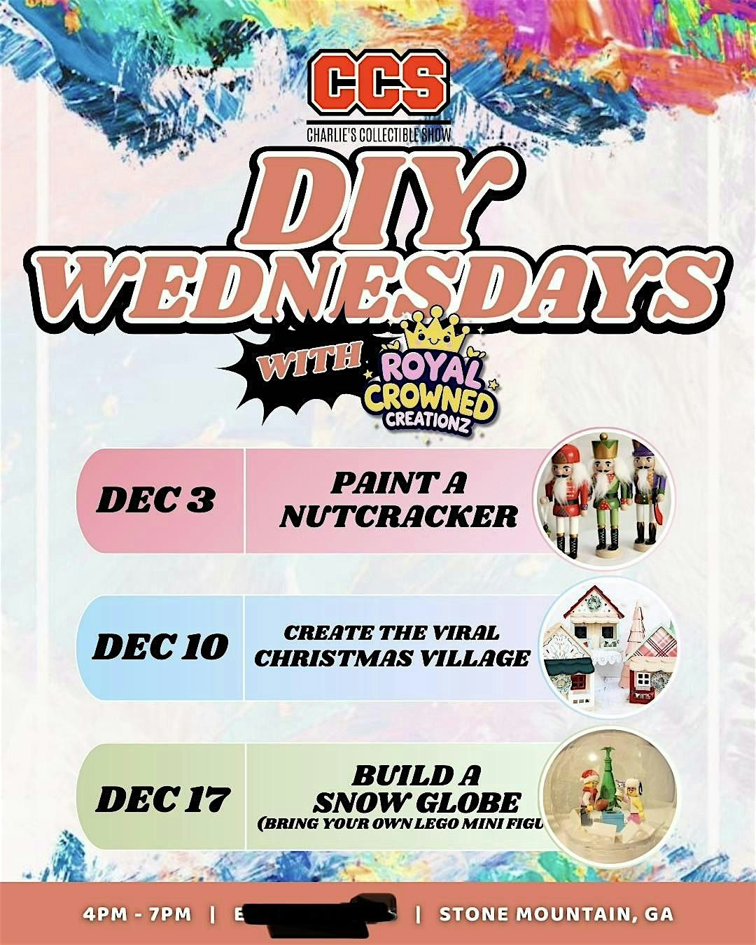 Paint A Nutcracker, 3 December | Event in Stone Mountain | AllEvents