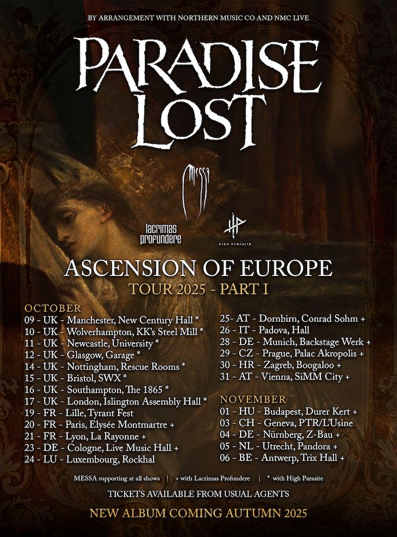 Paradise Lost Wolverhampton Tickets, 10 October | Event in Wolverhampton | AllEvents