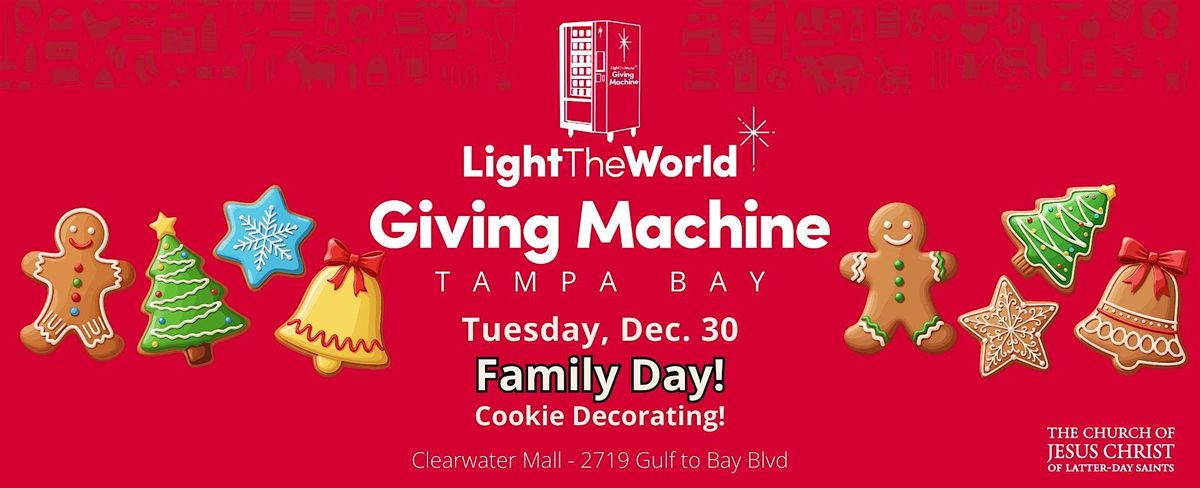Giving Machine Clearwater - Family Day, 30 December | Event in Clearwater | AllEvents