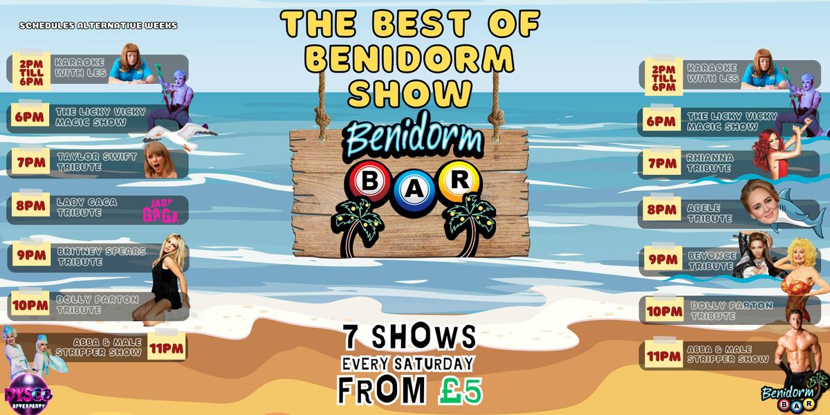 The BEST of Benidorm with Tribute Acts, Karaoke &amp; Drag Shows, 24 May | Event in Liverpool | AllEvents