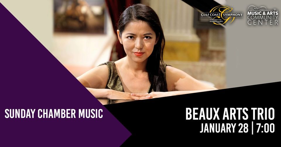 Sunday Chamber Music Beaux Arts Trio, Music & Arts Community Center