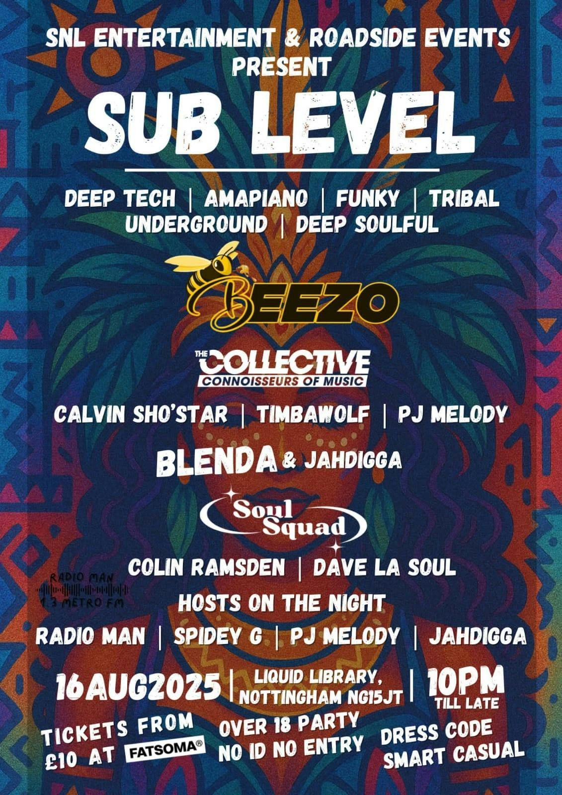 Snl events n roadside events presents Sub level pre carnival rave 🔥🔥🔥, 16 August | Event in Nottingham