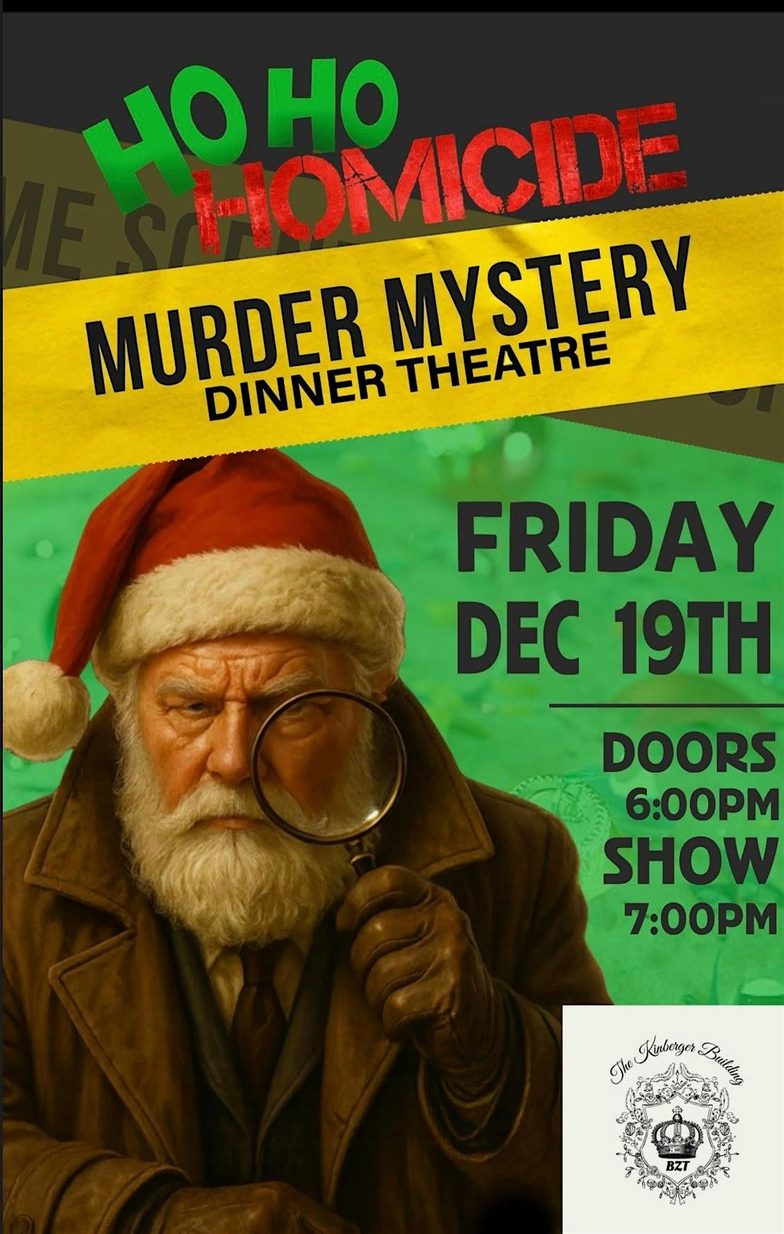 Christmas M**der Mystery Dinner Show, 19 December | Event in Plaquemine | AllEvents