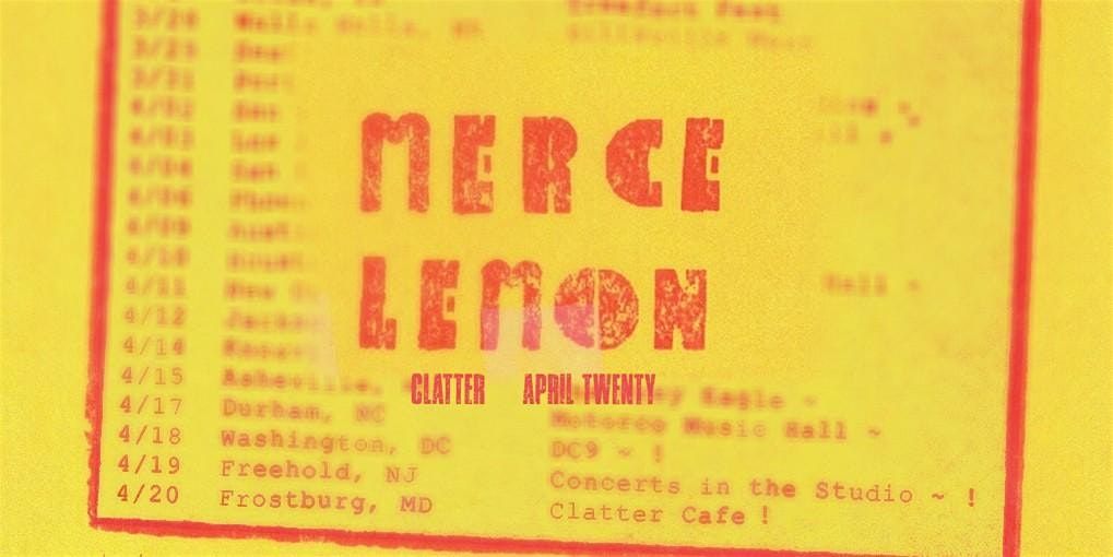 Merce Lemon at Clatter, 20 April | Event in Frostburg | AllEvents