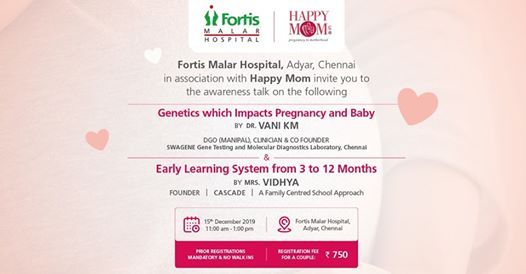 Awareness Talk By Fortis Malar Hospital At Fortis Chennai Chennai