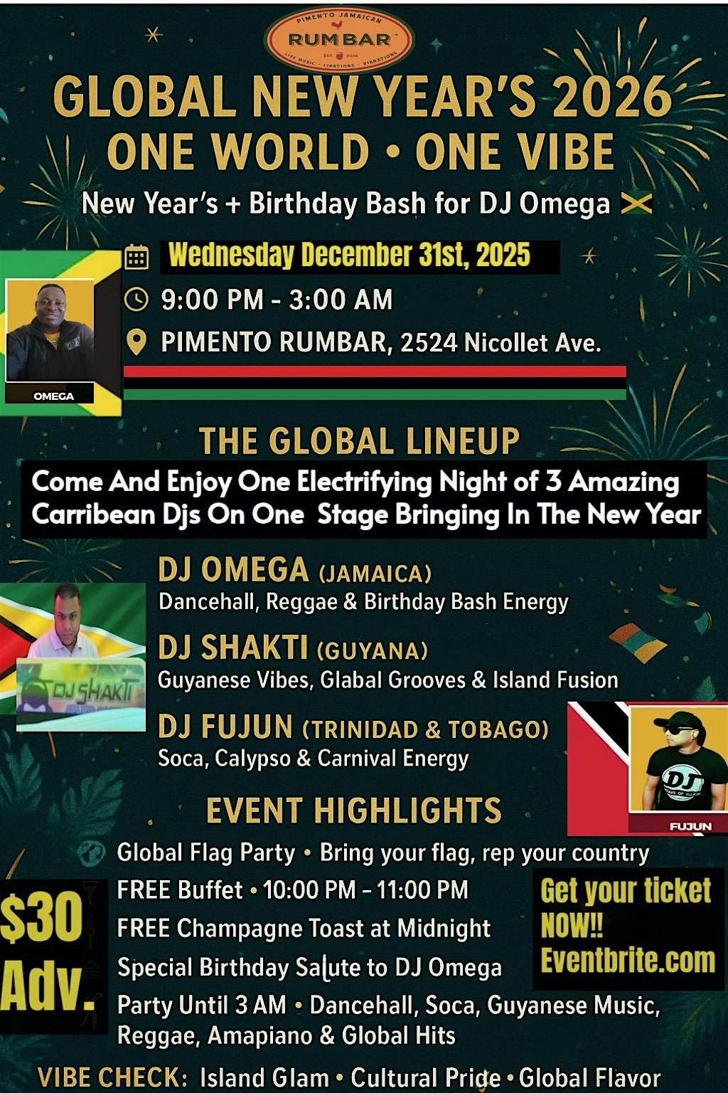 Global New Year's Party, 31 December | Event in Minneapolis | AllEvents
