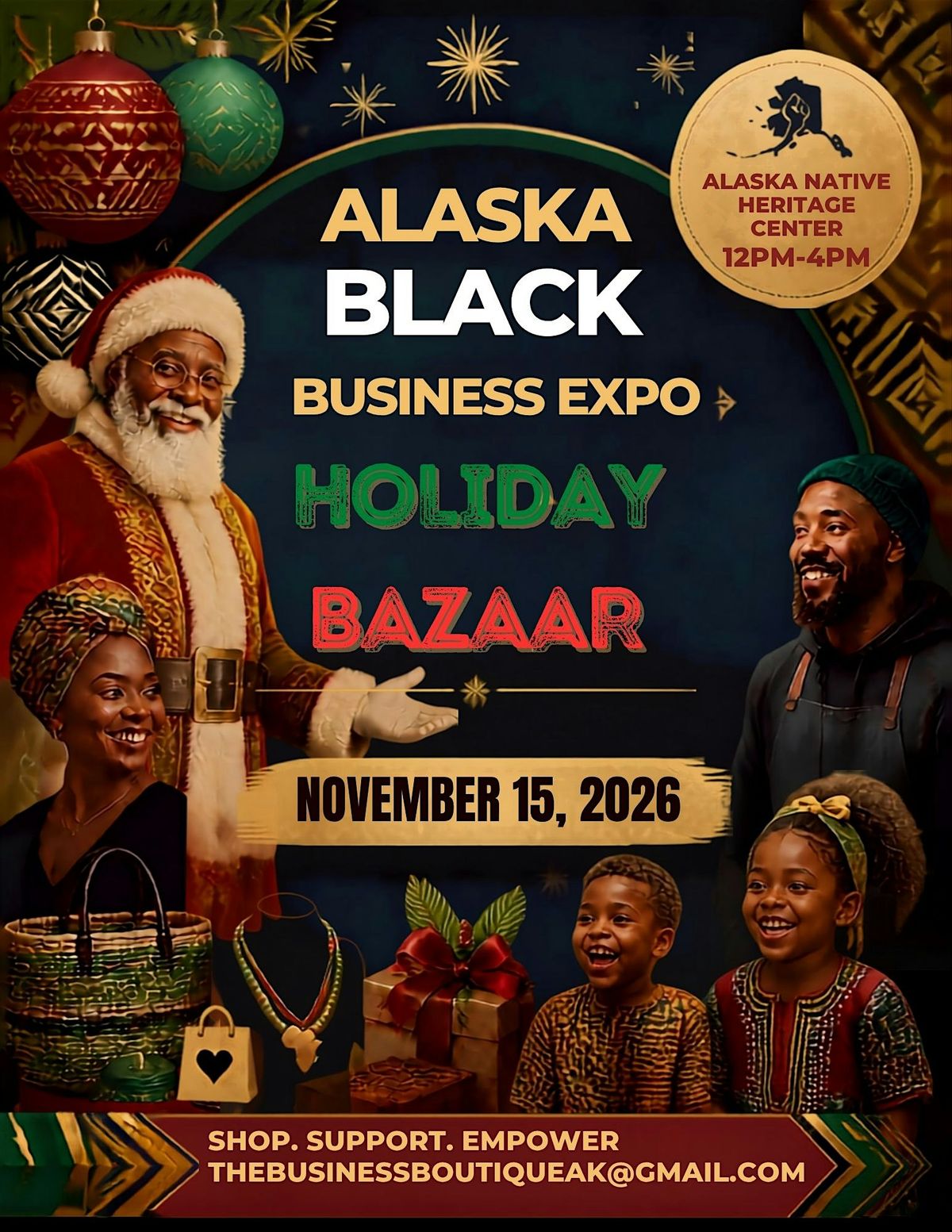 Alaska Black Business Expo: Holiday Bazaar * (FREE TO ATTEND)