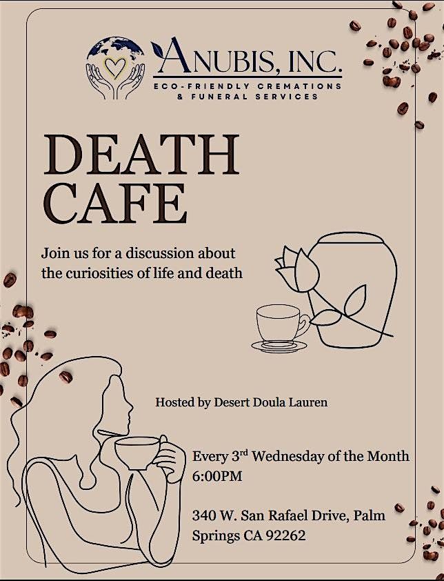 Death Cafe in Palm Springs!, 17 December | Event in Palm Springs | AllEvents