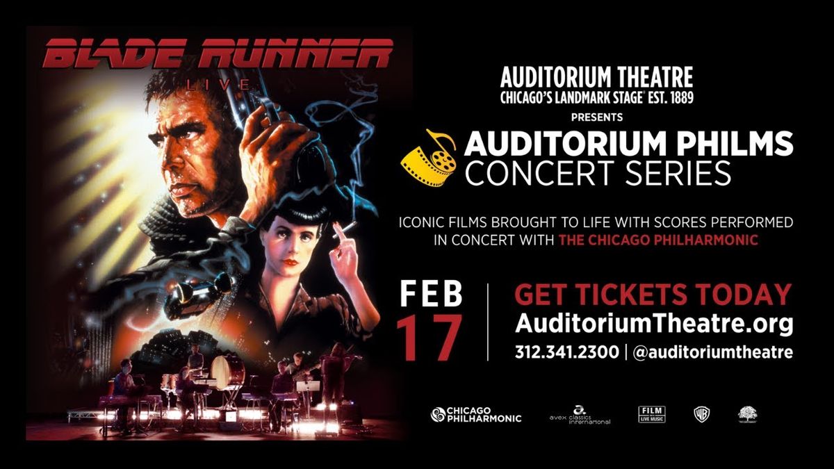Blade Runner Live, 17 January | Event in Portland | AllEvents