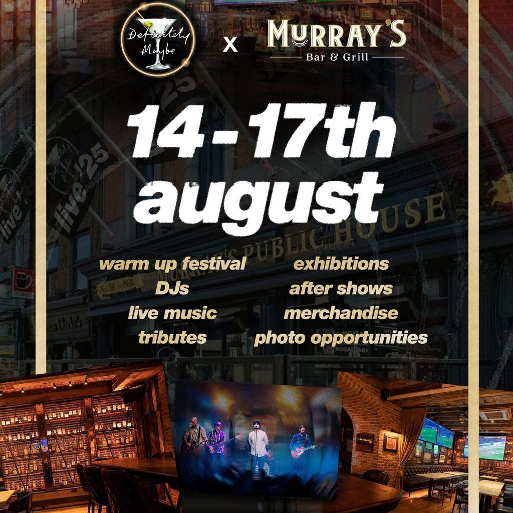 Definitely Maybe X Murray's Bar - Thursday Evening, 14 August | Event in Dublin 1 | AllEvents