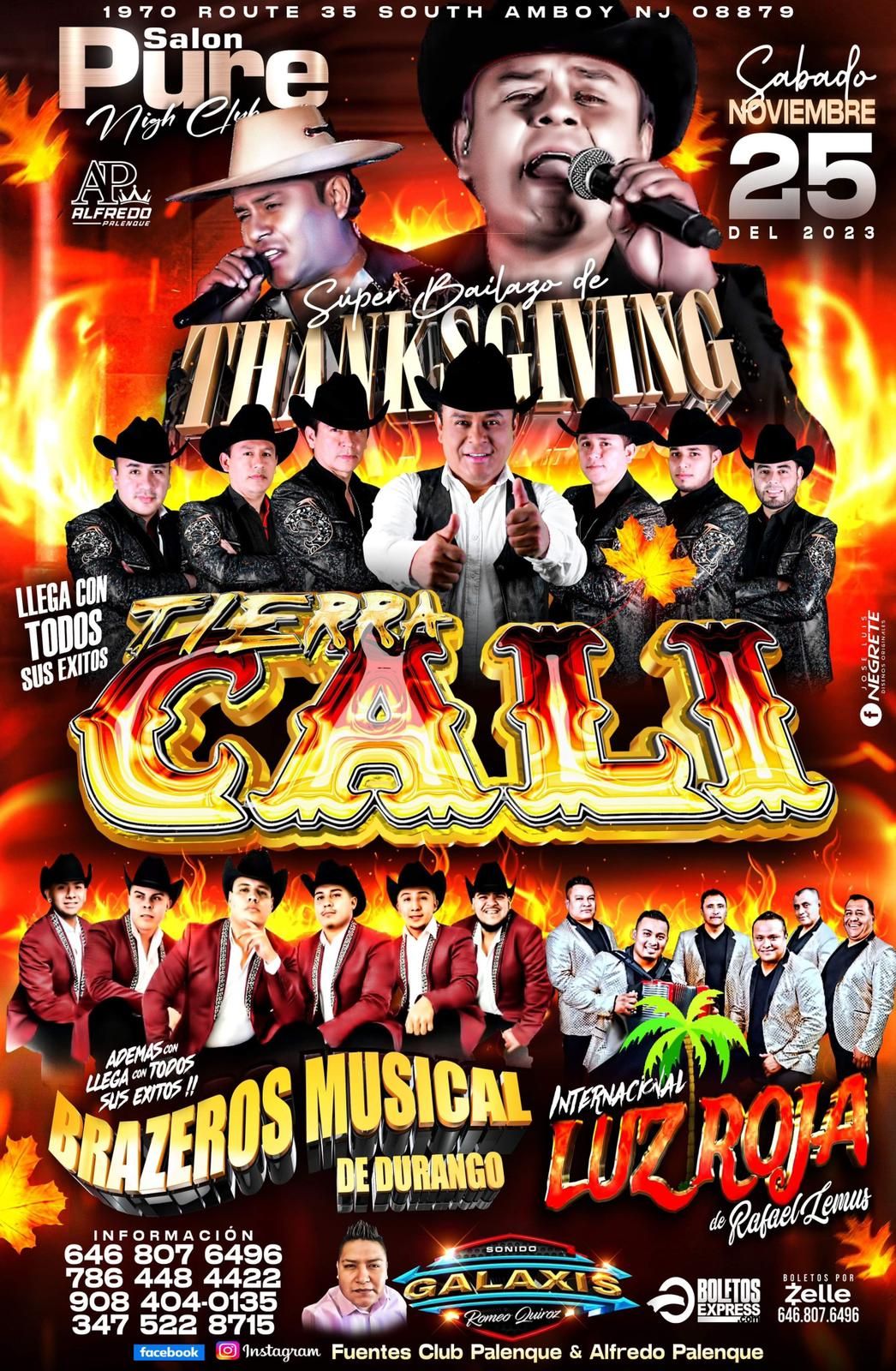 Tierra Cali at The Event at Graton Resort and Casino, 28 November | Event in Rohnert Park | AllEvents